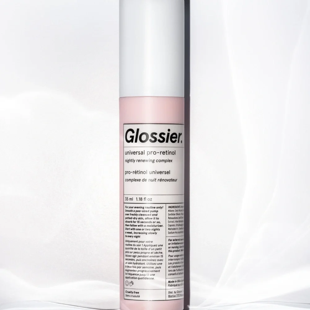 Glossier Universal Pro-Retinol Serum - Pink and Silver